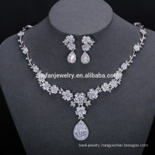 fashionable imitation jewelry fashion wedding bridal jewellery 18k gold diamond jewelry sets